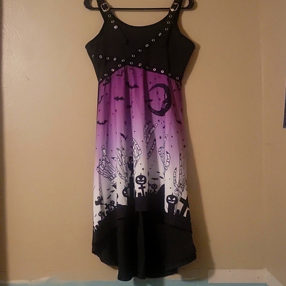 Dress. Size medium. Dresslilly. Black and purple